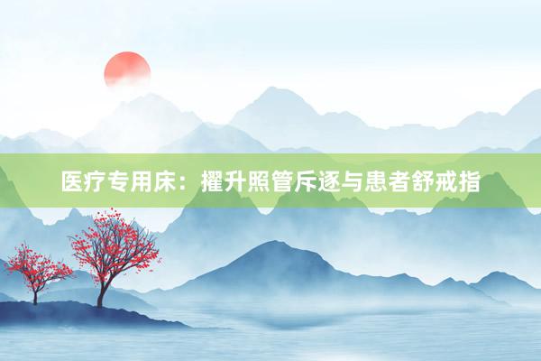 医疗专用床：擢升照管斥逐与患者舒戒指