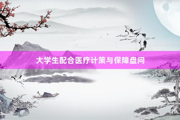 大学生配合医疗计策与保障盘问
